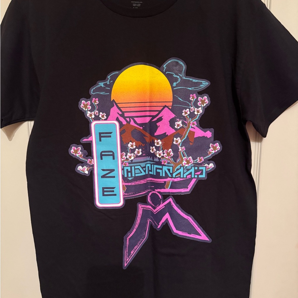 Faze Clan/Faze Mongraal T Shirt Black Size Medium